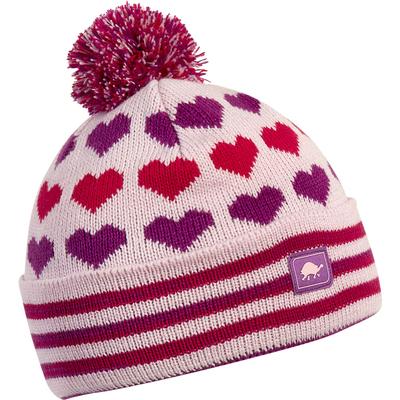 Turtle Fur Candy Hearts Pom Beanie Girls'