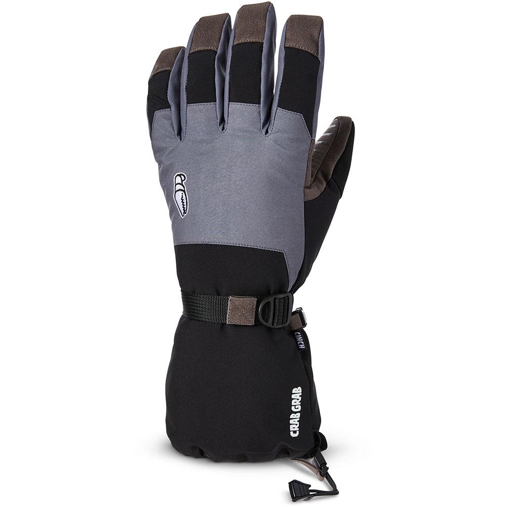 Crab Grab Cinch Glove Black and Grey / L