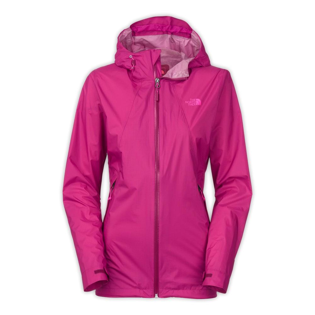 fuschia north face jacket