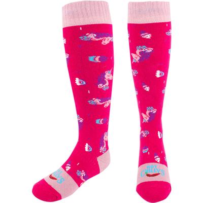 Hot Chillys Unicorn Treats Mid Volume Socks Kids'