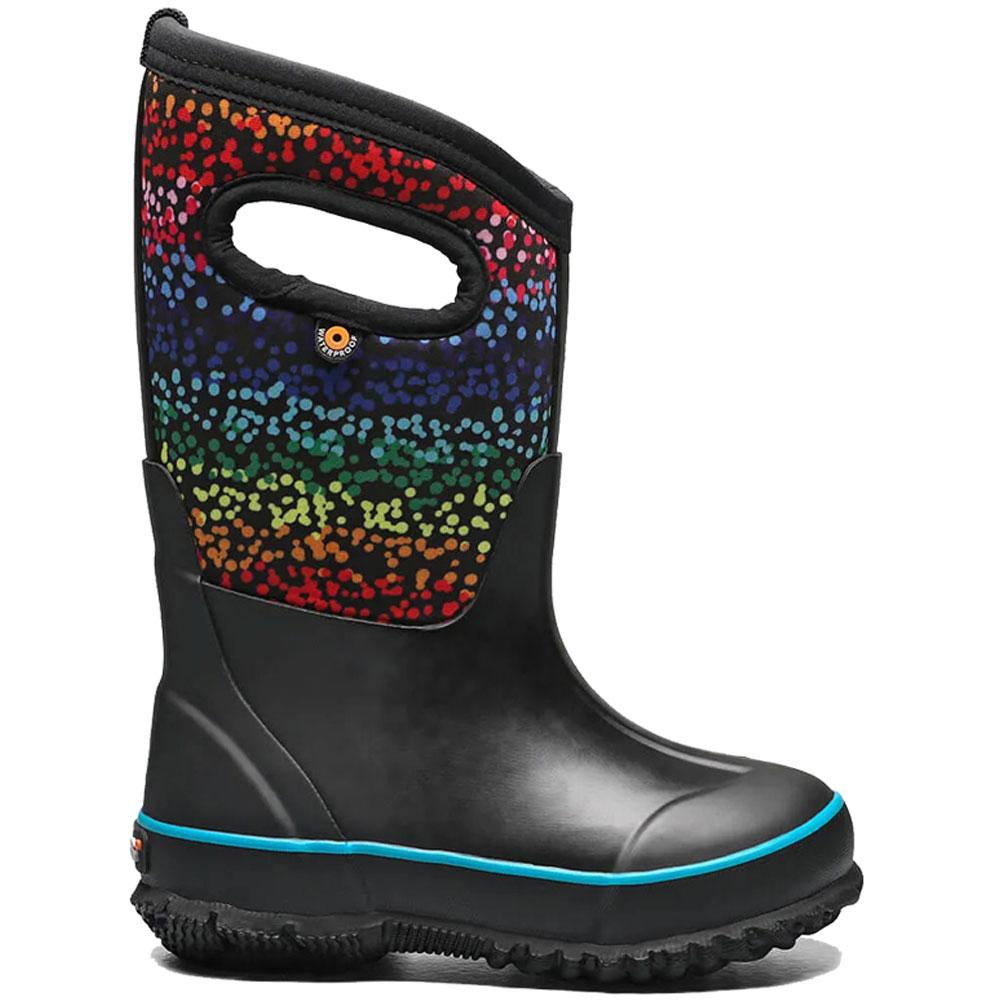  Bogs Design A Boot Rainbow Dots Snow Boots Big Kids '