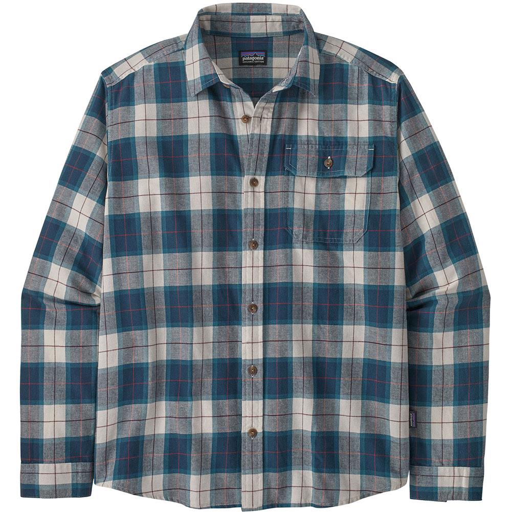  Patagonia Long Sleeve Cotton In Conversion Lightweight Fjord Flannel Shirt Men's