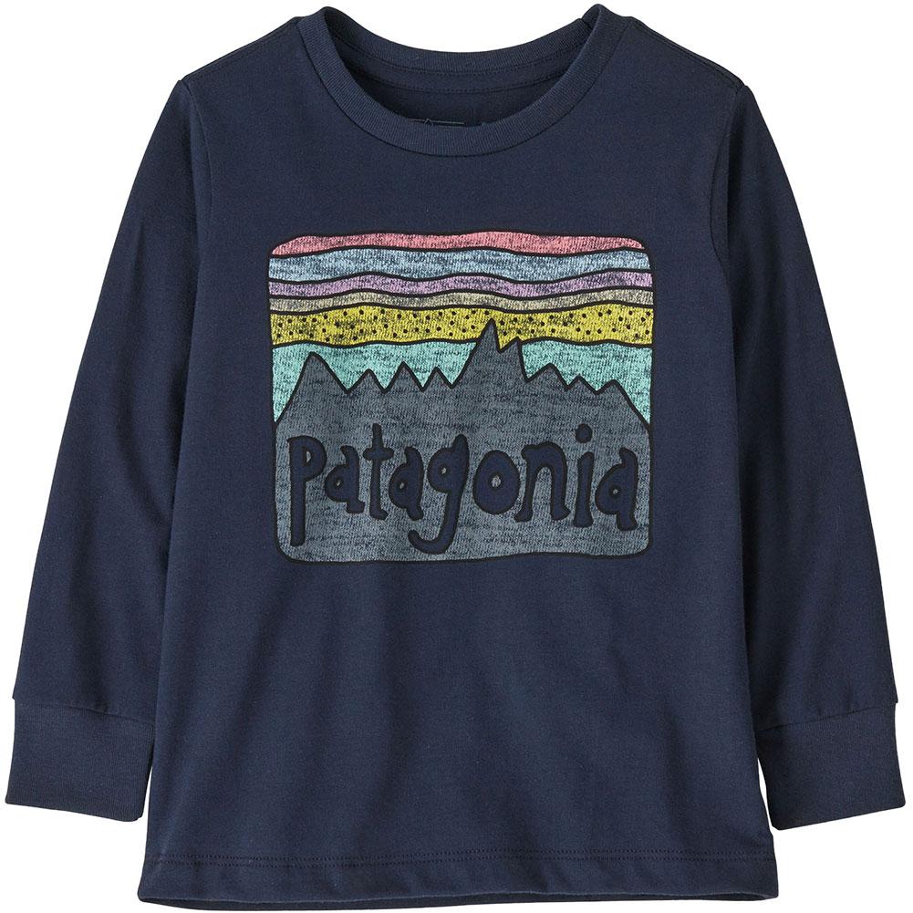  Patagonia Baby Long Sleeve Regenerative Organic Certified Cotton Graphic T- Shirt Kids '