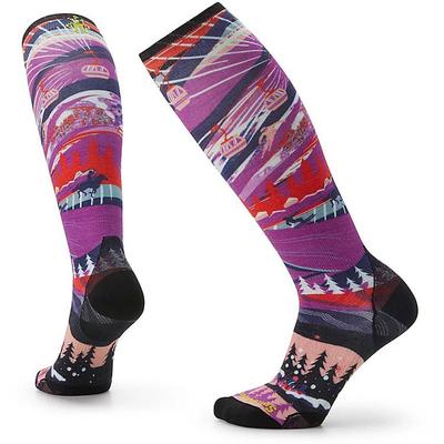 Smartwool Performance Ski Zero Cushion OTC Socks Skication Print Women's