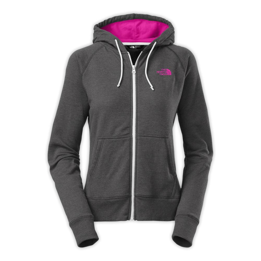 north face women's lightweight full zip hoodie