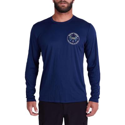 Salty Crew Blue Crabber Long-Sleeve Sunshirt Men's