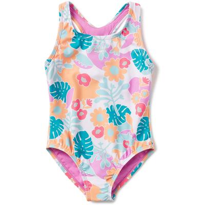 Speedo Print Racerback One Piece Swimsuit Girls'