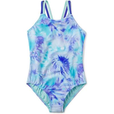 Speedo Print Strappy One Piece Swimsuit Girls'