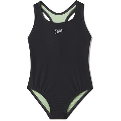 Speedo Solid Racerback One Piece Swimsuit Girls'