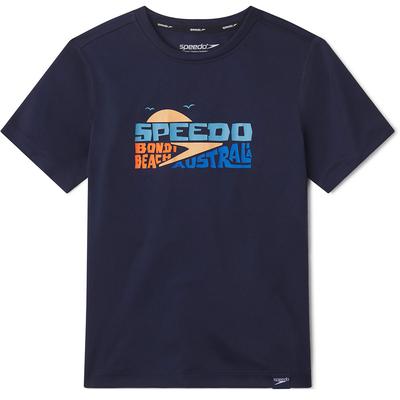 Speedo Short Sleeve Graphic Swim Shirt Boys'