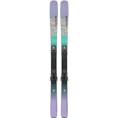 Salomon E Stance 84 Skis With M11 GripWalk Ski Bindings Women's