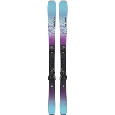 Salomon E Stance 80 Skis With M10 GripWalk Ski Bindings Women's