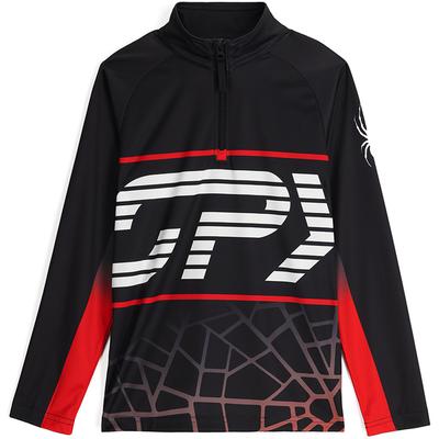 Spyder Web 1/2 Zip T-Neck Boys'