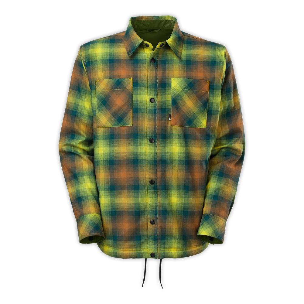 the north face men's fort point insulated reversible flannel