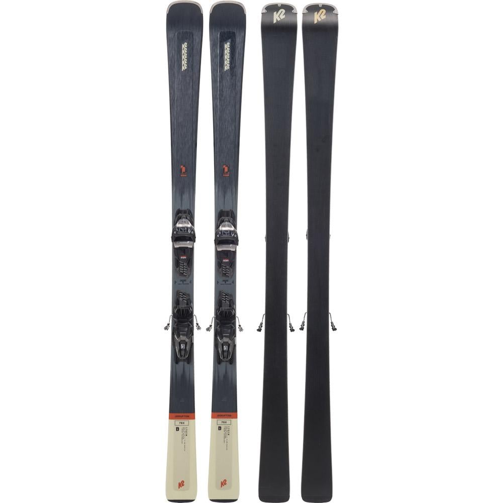 K2 Disruption 76X Skis with Marker M3 10 Compact Quikclik Ski