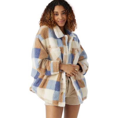 O'Neill Heath Plaid Hi-Pile Fleece Jacket Women's