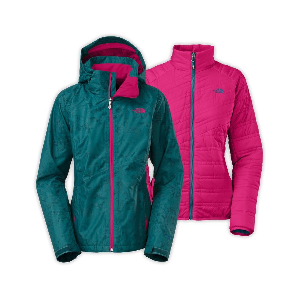 ladies north face hooded jacket