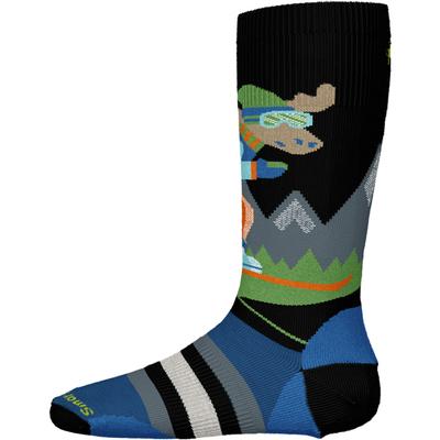 Smartwool Wintersport Full Cushion Mountain Moose Pattern OTC Socks Kids'