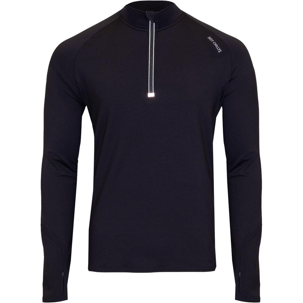 Hot Chillys Micro-Elite Chamois Zone 1/4 Zip T-Neck Base Layer Top Men's