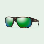 MATTE TORTOISE/CP GLASS POLARIZED GREEN MIRROR