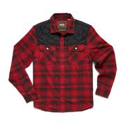 BIG BARRETT PLAID: BRICK RED