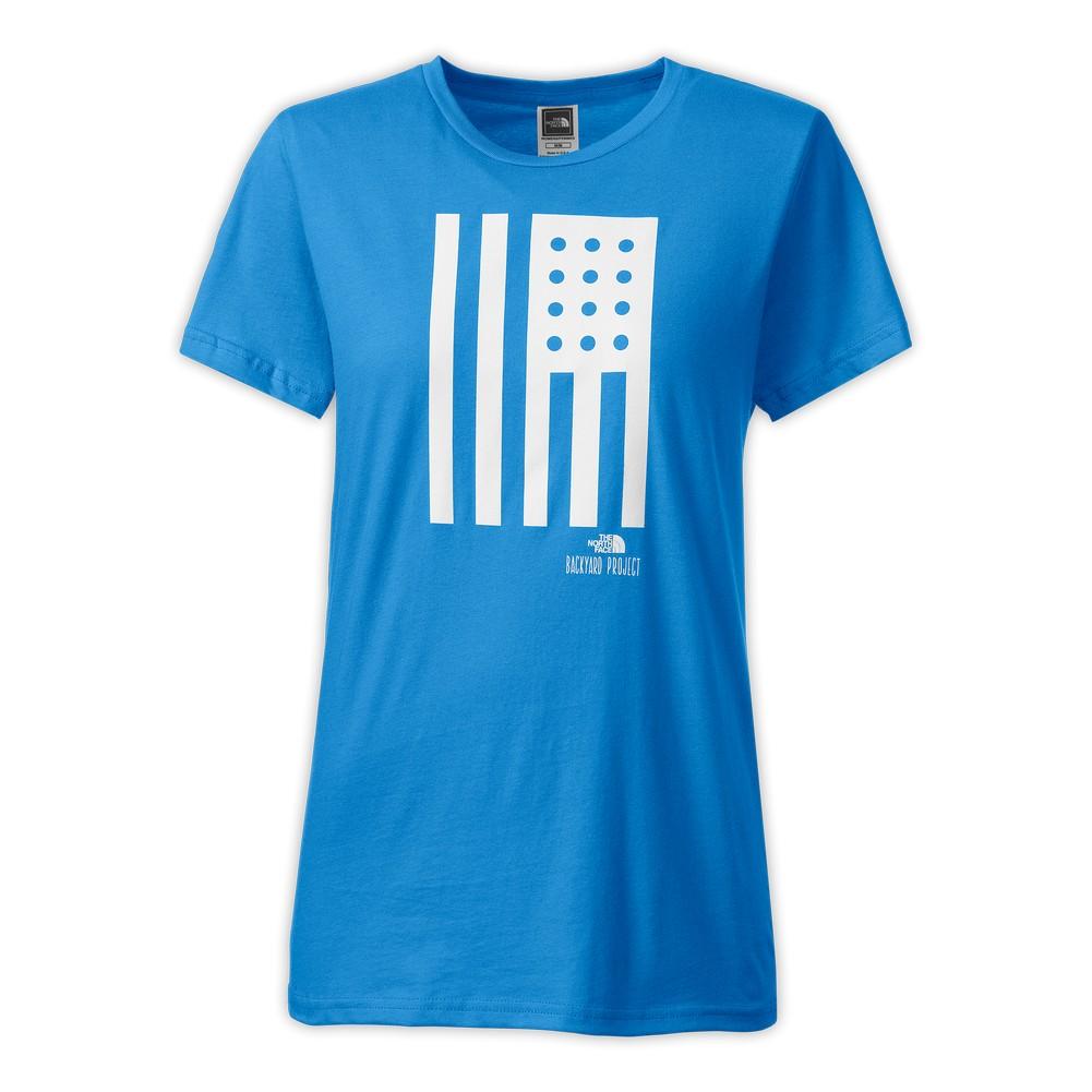 north face flag t shirt