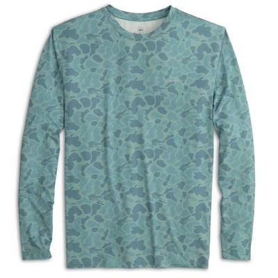 Fish Hippie Fly Camo Performance Crew Shirt Men's