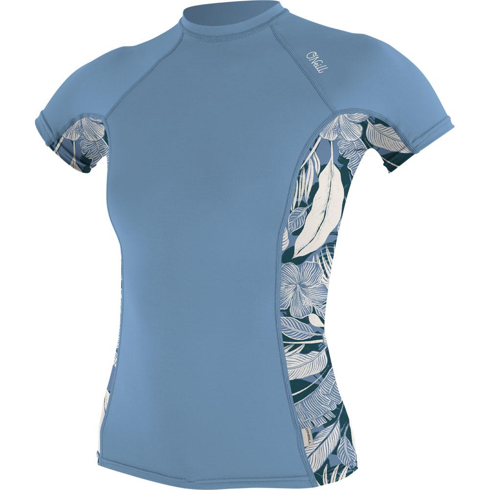 O ' Neill Side Print Short- Sleeve Rashguard Women's