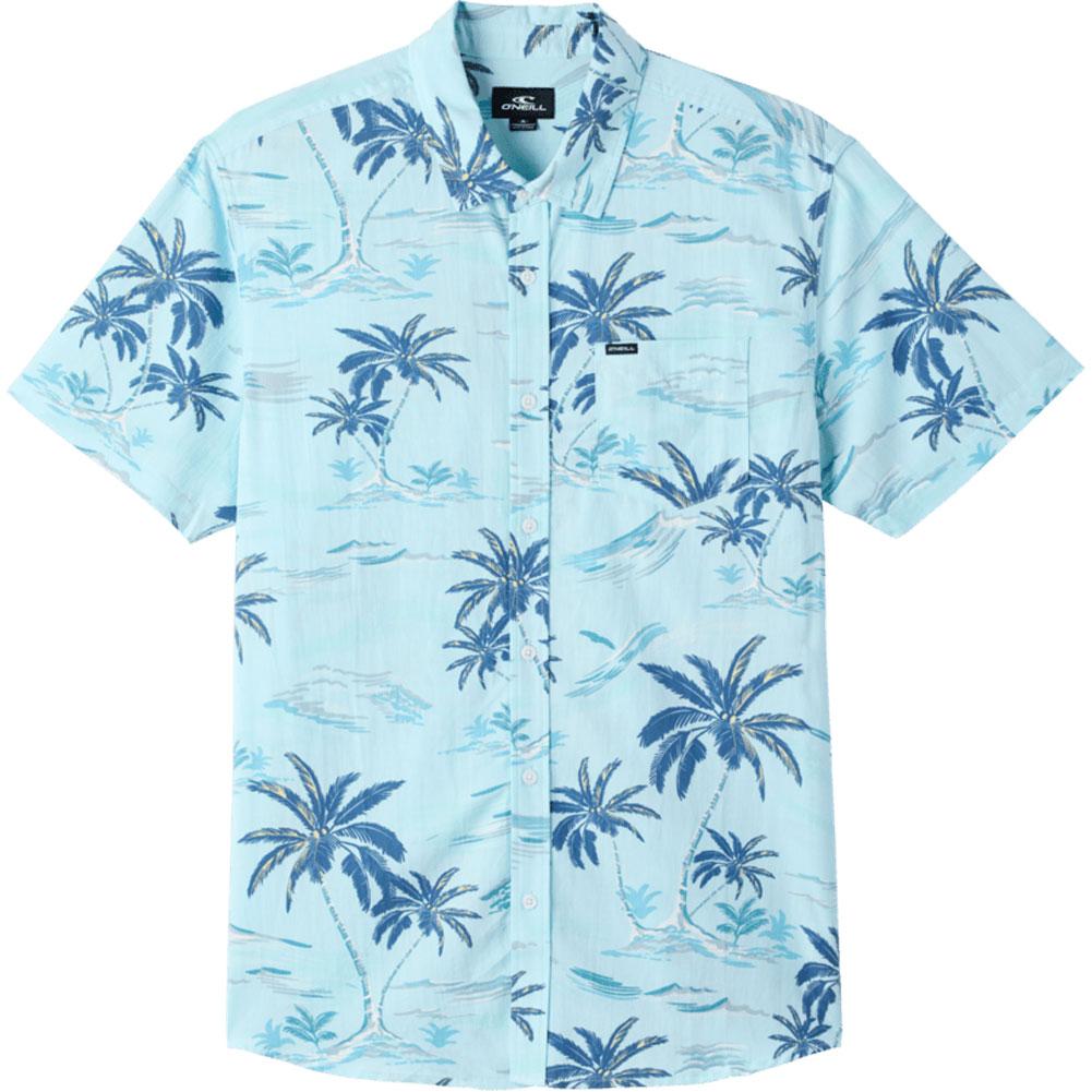 O ' Neill Oasis Eco Short- Sleeve Standard Button- Up Shirt Men's