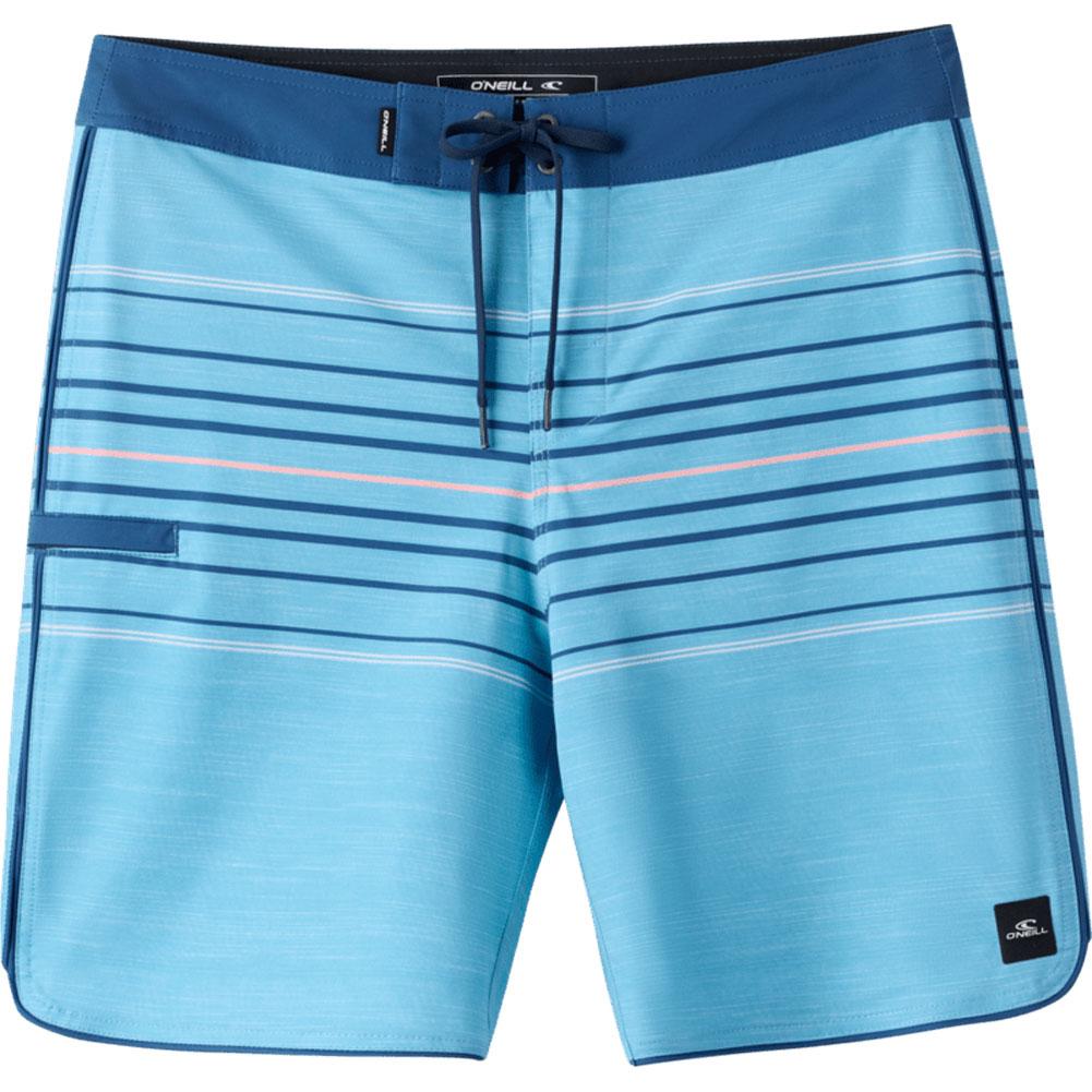 O ' Neill Hyperfreak Heat Stripe Scallop Boardshorts Men's