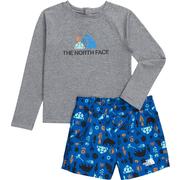 TNF MED GREY HTHR/HERO BLU MULTI PITCH SMALL PRINT