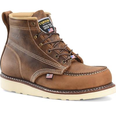 Carolina Amp USA 6-Inch Soft Toe Work Boots Men's