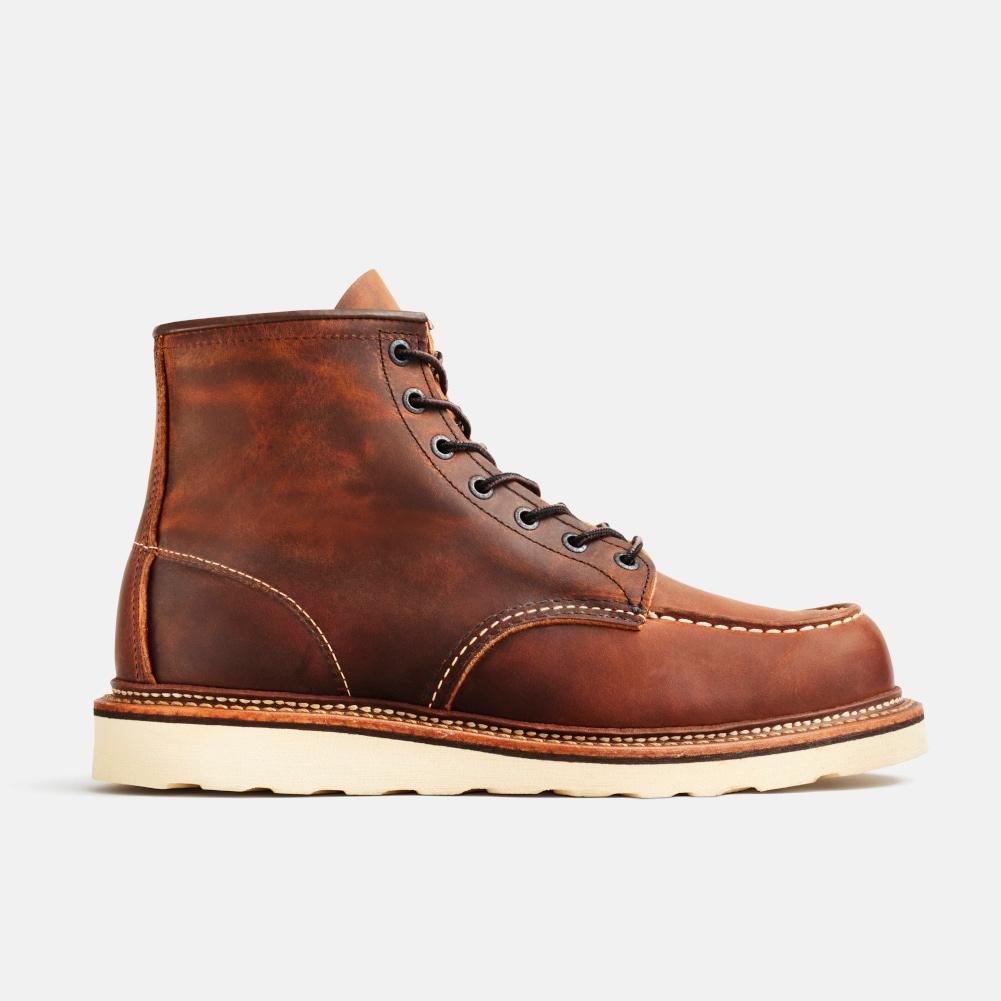 Red Wing 6- Inch Classic Moc Boots + Footbed Men's