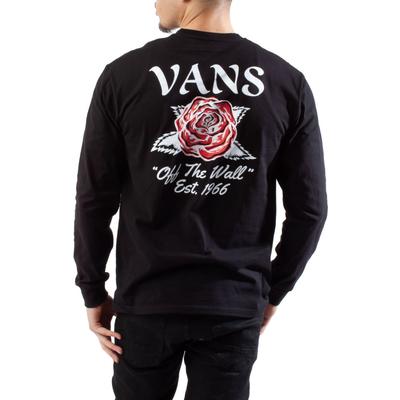 VANS M TATTOO ROSE LS SHIRT