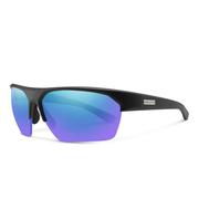 MATTE BLACK/POLARIZED BLUE MIRROR