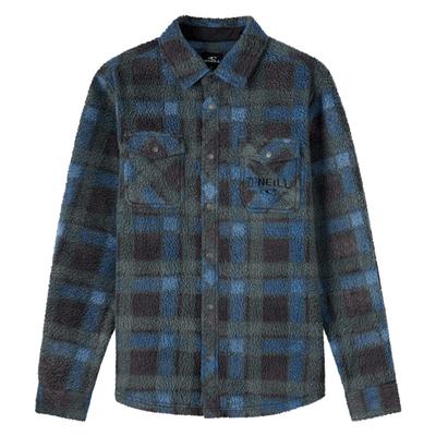 Oneill Glacier Plaid High Pile Superfleece Men's