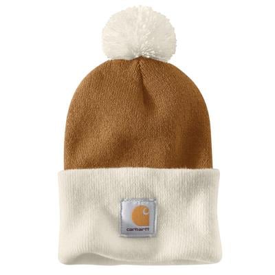 Carahartt AH3343 Knit Pom Cuffed Beanie Men's