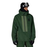 MOSS GREEN GRID CORDUROY