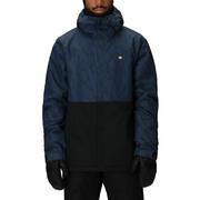 NAVY FRACTURED COLORBLOCK