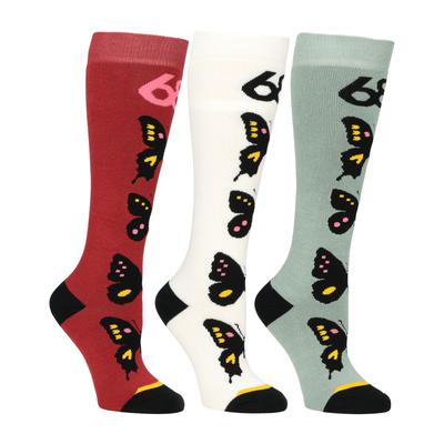 686 W Butterfly Socks - 3 Pack Women's