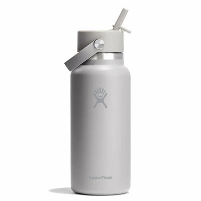 Hydro Flask 32Oz Wide Mouth Water Bottle with Flex Straw Cap