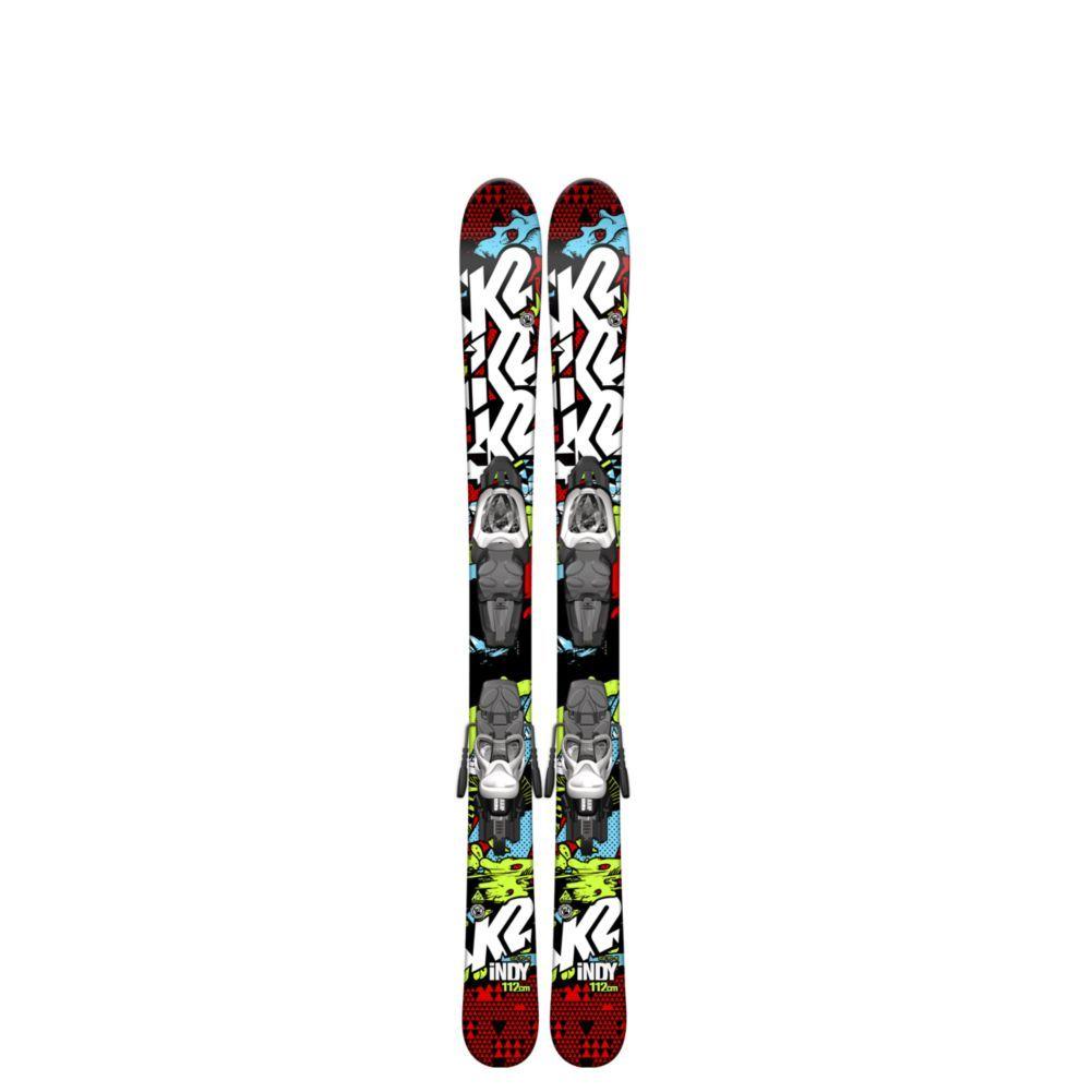  K2 Indy Skis With Fastrak2 4.5 Bindings Boys '