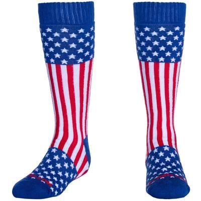 Hot Chilly USA Flag Mid Volume Sock