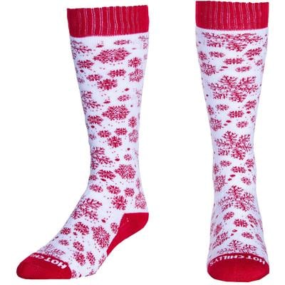 Hot Chillys Fiesta Snowfall Mid Volume Sock