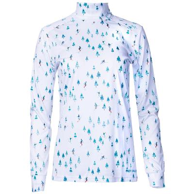 Hot Chillys Peach Print T-Neck Women's