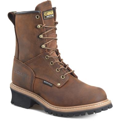 Carolina Elm 8-Inch Waterproof Logger Boots Men's