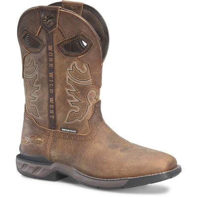 Carolina Wilmore 11-Inch Waterproof Square Toe Roper Boots Men's