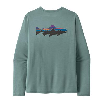 Patagonia Fitz Roy Trout Long-Sleeved Capilene Cool Daily Shirt Men's