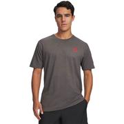 CHARCOAL MEDIUM HEATHER/RED