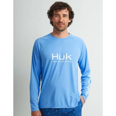 Huk Pursuit Long-Sleeve Crew Top Men's